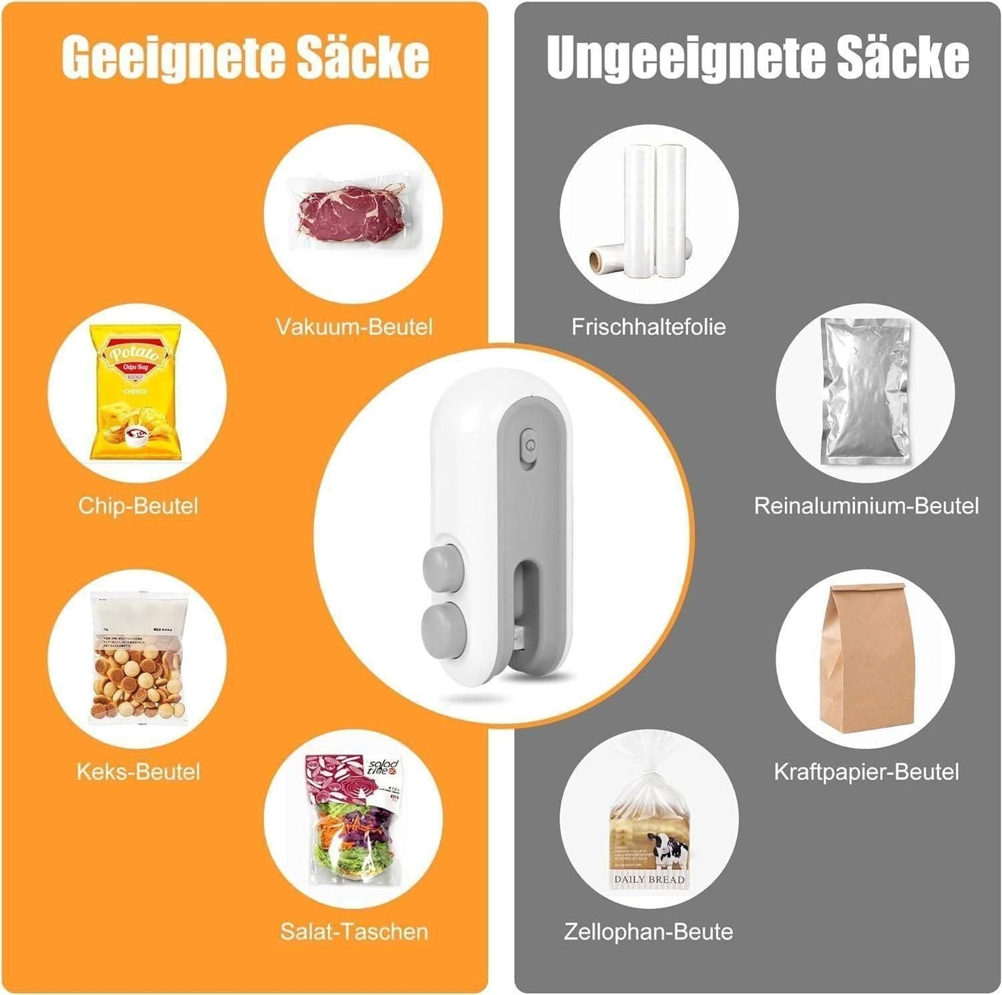 2-in-1 Portable Mini Bag Sealer