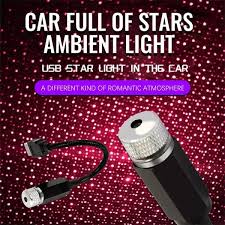 Star Lamp USB Car Ceiling Light