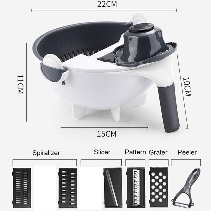 7-in-1 Magic Rotate Vegetable Cutter