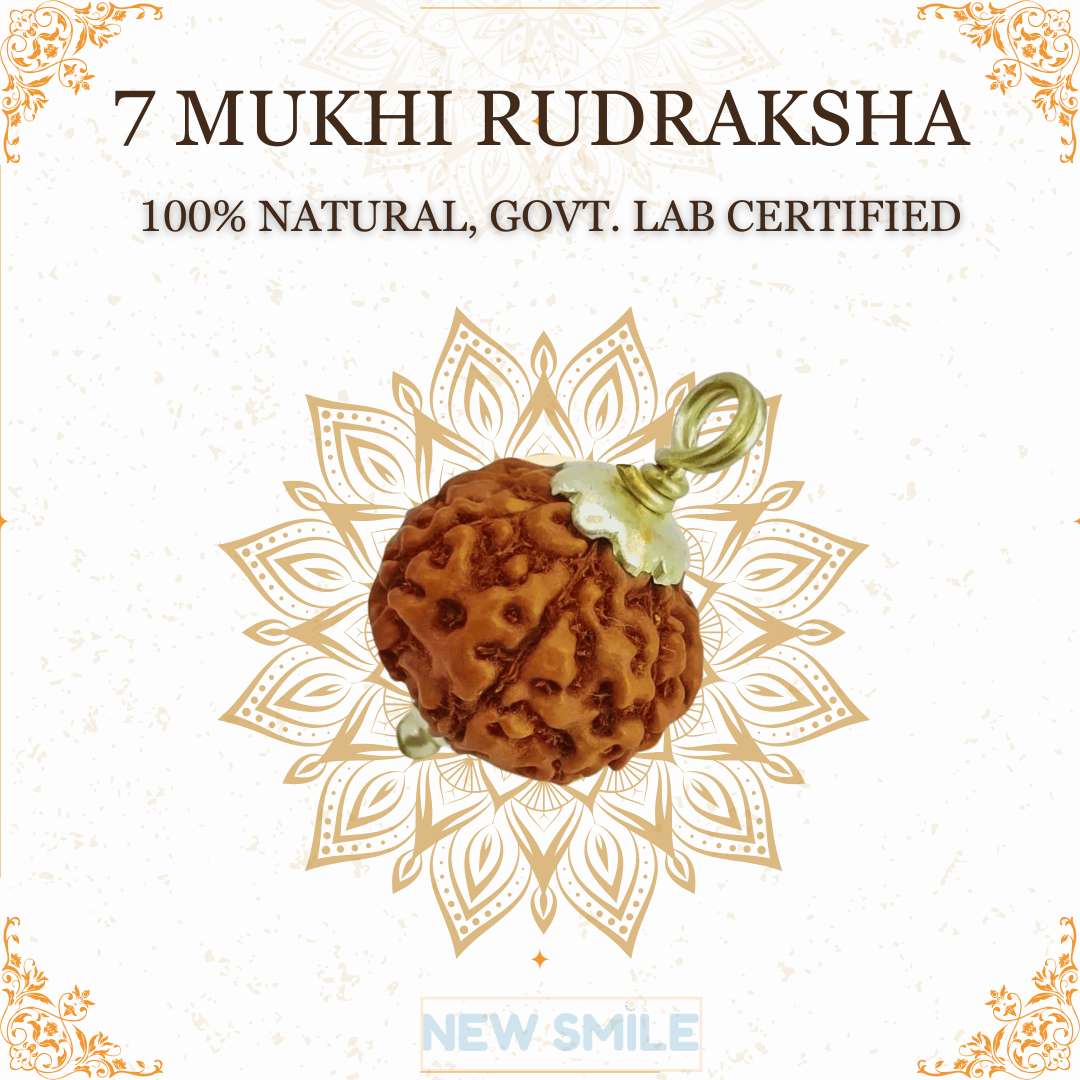 7 Mukhi Rudraksha With Pendant